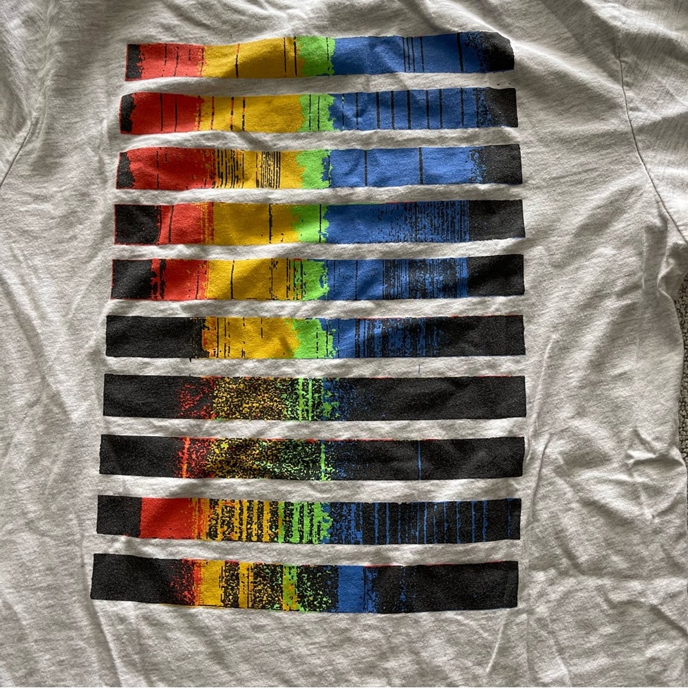 Coachella Multi-Colored Pattern T-Shirt - Picture 5 of 5